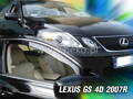 Deflektory - Lexus GS 2005-2011 (predné)