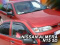 Deflektory - Nissan Almera 4/5-dverí 1995-2000 (+zadné)
